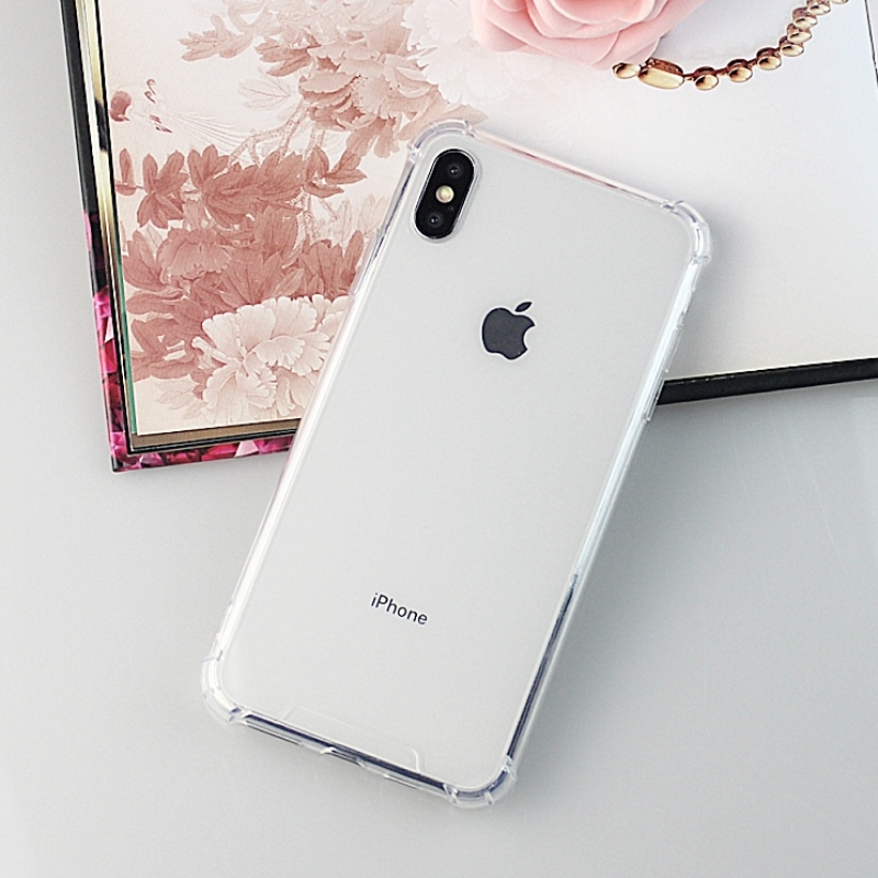 iPhone X / iPhone XS TPU + PC fón póca trédhearcach agus frith-thionchair