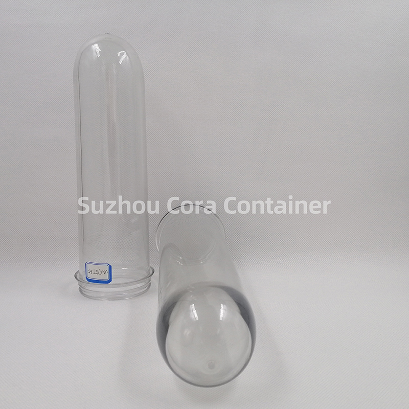 Méid 65mm 275g Muineál 72mm Preform Pet Petitc do Ola Dí Uisce