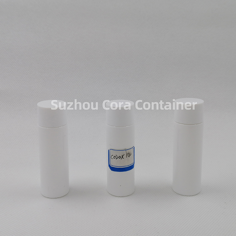 20ml Kaela suurus 14mm Lemmiklooma kosmeetiline plastpudel kruvikorgiga