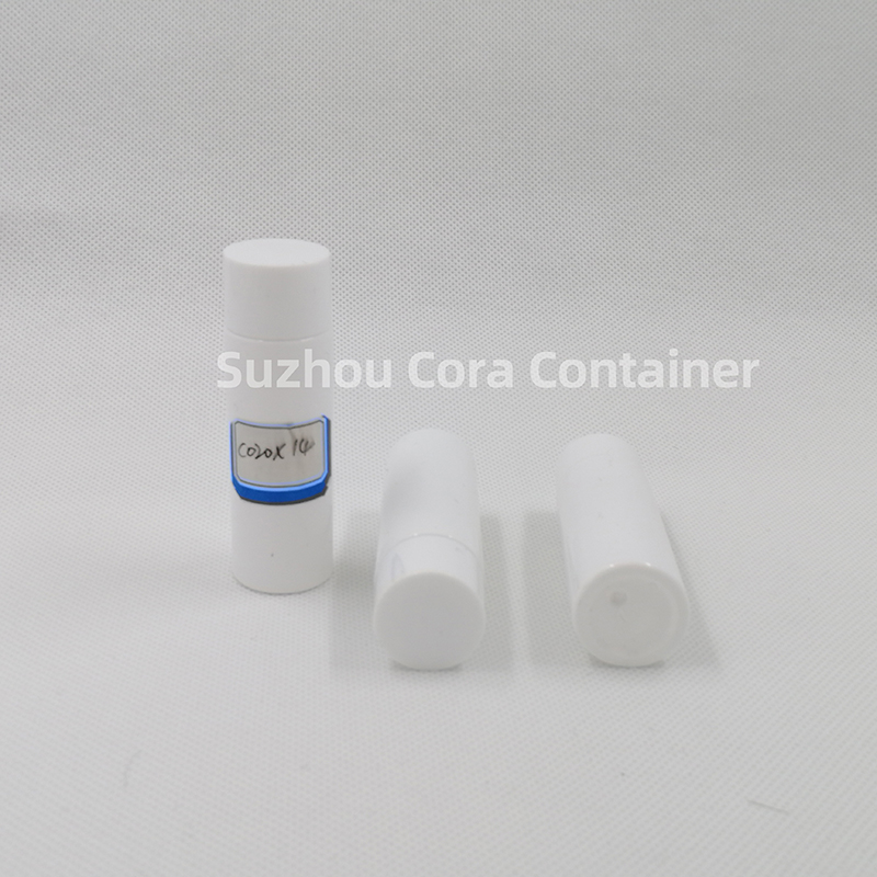 20ml Kaela suurus 14mm Lemmiklooma kosmeetiline plastpudel kruvikorgiga