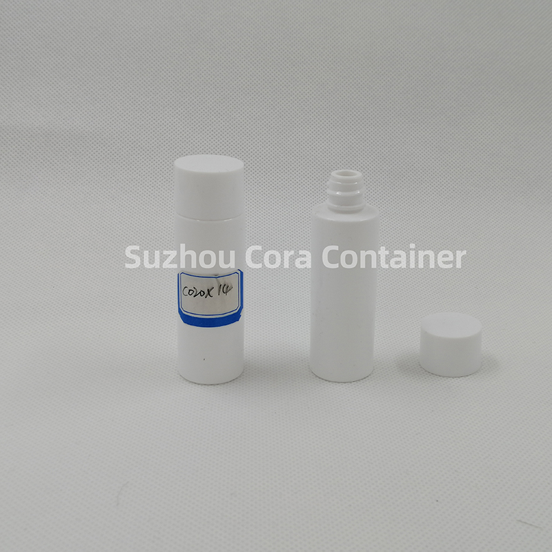 20ml Kaela suurus 14mm Lemmiklooma kosmeetiline plastpudel kruvikorgiga