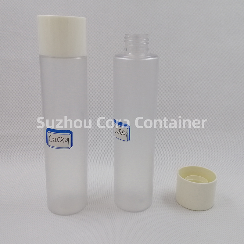 215ml Neck Suurus 24mm Lemmiklooma kosmeetiline plastpudel kruvikorgiga