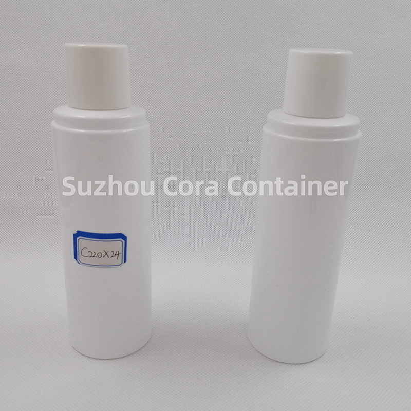 220ml Kaela suurus 24mm Lemmiklooma kosmeetiline plastpudel kruvikorgiga