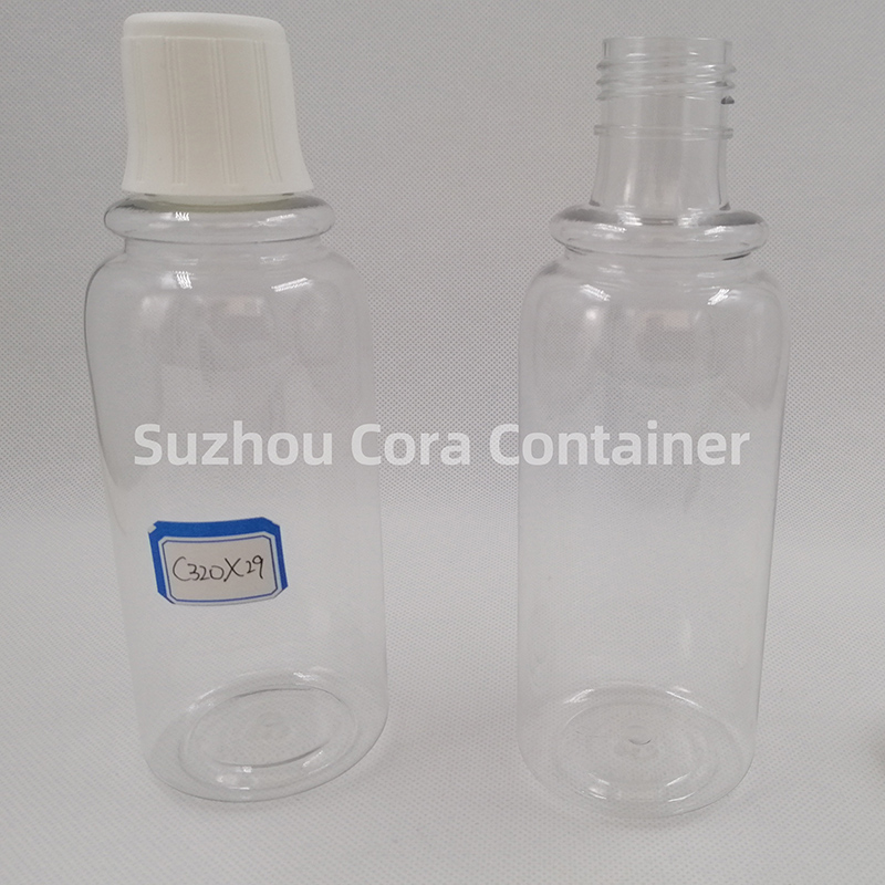 320ml Kaela suurus 29mm Lemmiklooma kosmeetiline plastpudel kruvikorgiga