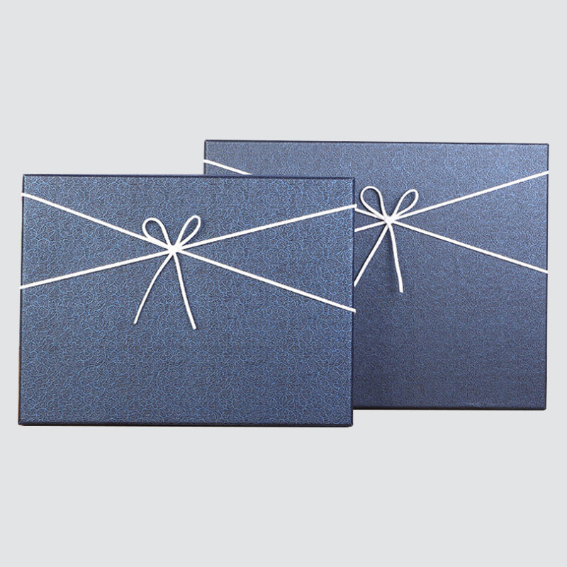 Méid Bosca Éadaí Stíl Simplí Cap Bosca Bronntanais Maisiúil Bow Ceangail