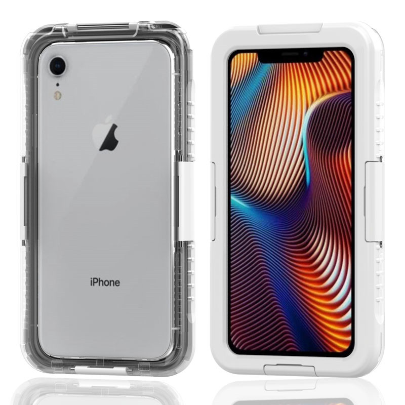 Parim veekindel lumekindel iphone XR juhtum (“White ”)