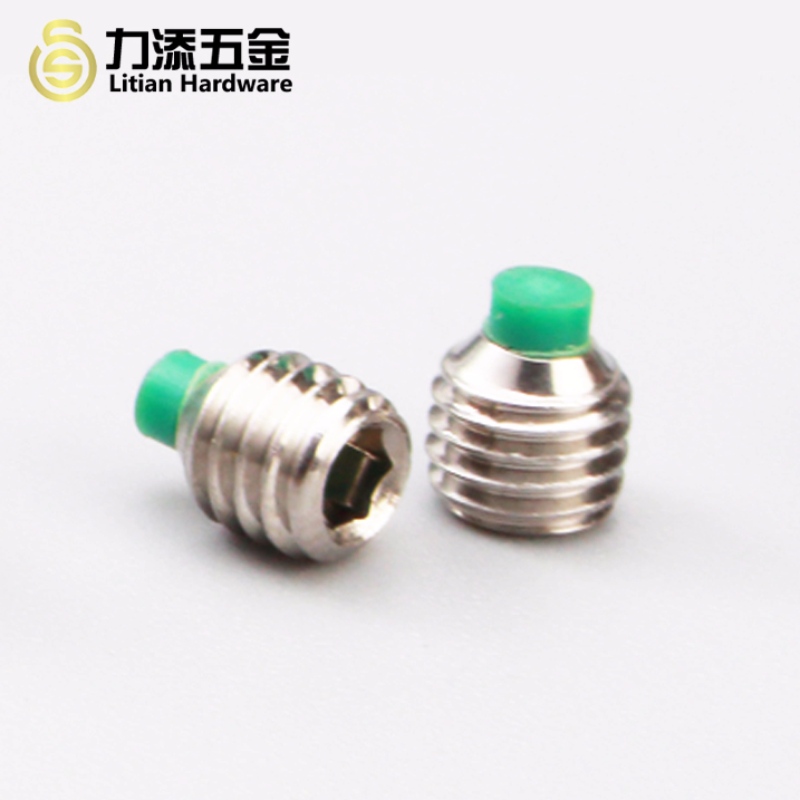 DIN915 roostevaba teras M3-M12 nailonkruvi