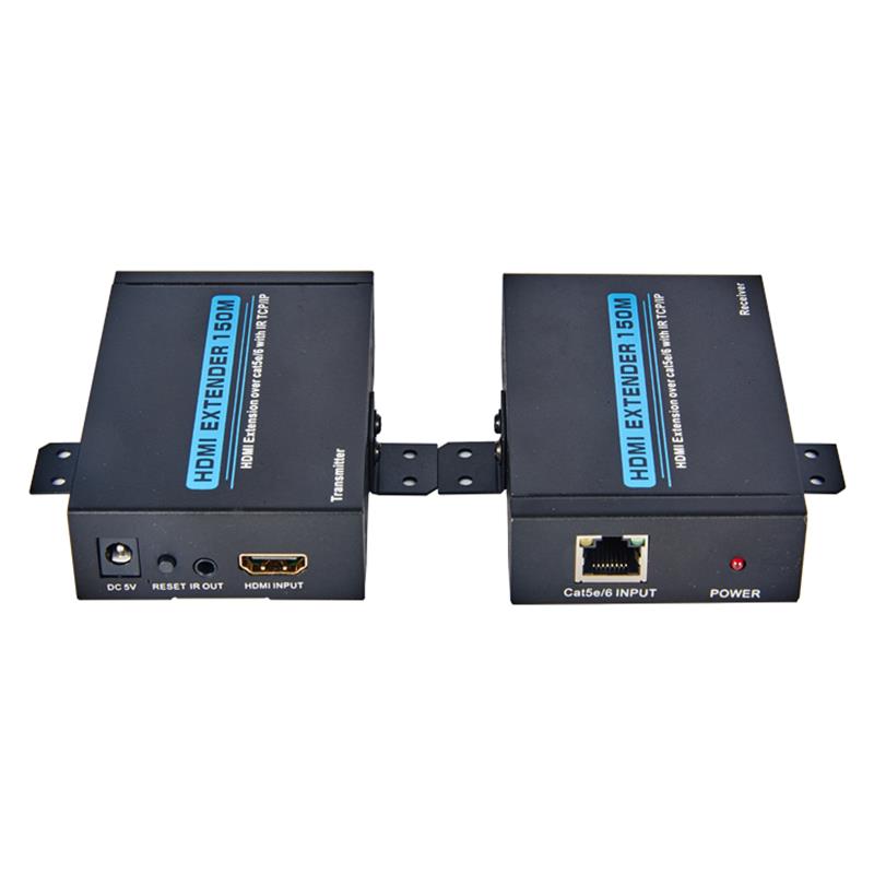 V1.3 HDMI Extender 150m thar Tacaíocht cábla Aonair cat5e / 6 Iomlán HD 1080P