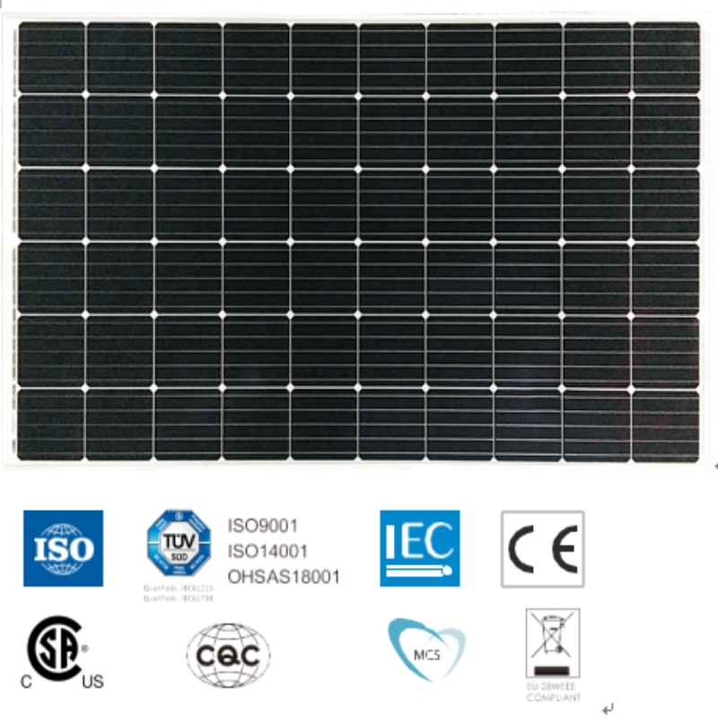 MODÚL AR FHEIDHMÍOCHT ARDLEIBHÉIL MONOCRYSTALLINE MODULE SYM60-6-270M-290M
