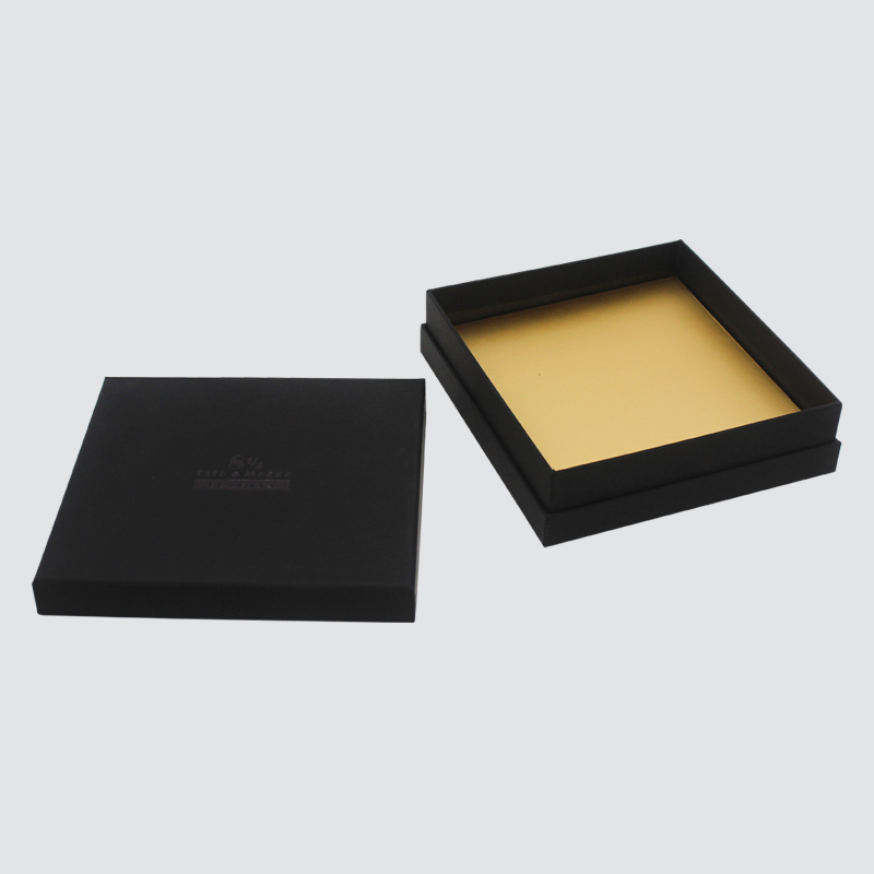 Bosca Bronntanais Accessories Bronntanais Cniotála Clasaiceach Bosca Duibhe Saincheaptha