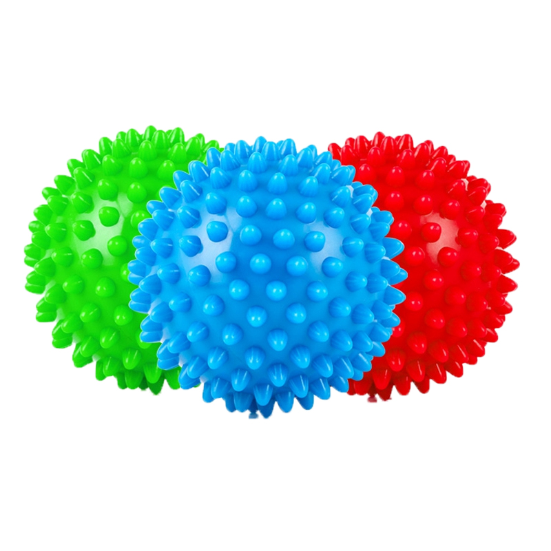 Massage Ball sorcóir Reflexology Faoiseamh Strus PVC Don Chomhlacht