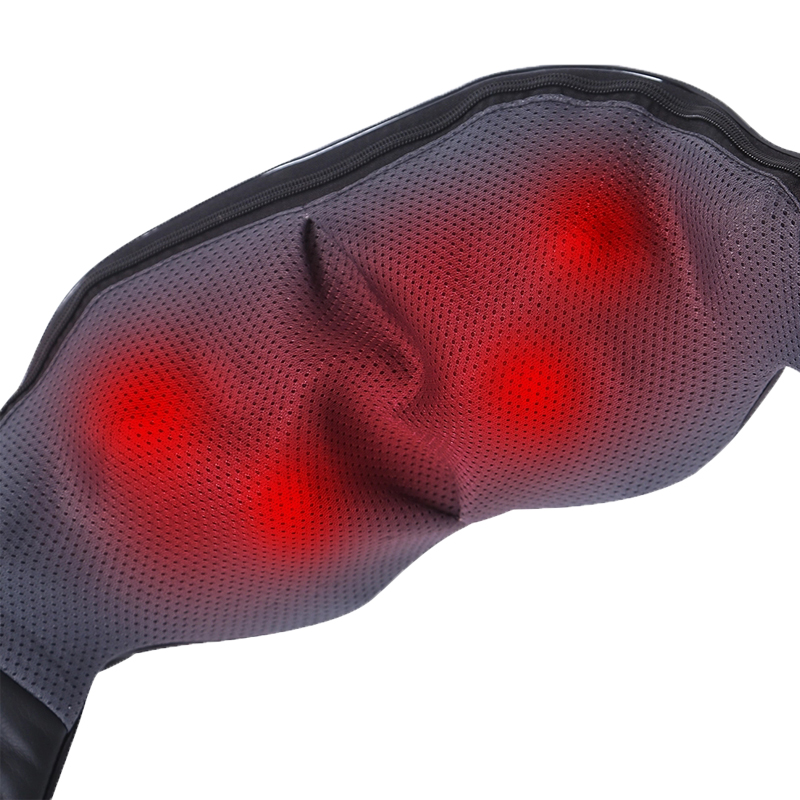 PU Leathar Leictreach Shiatsu ais Massagers do massager muineál ghualainn