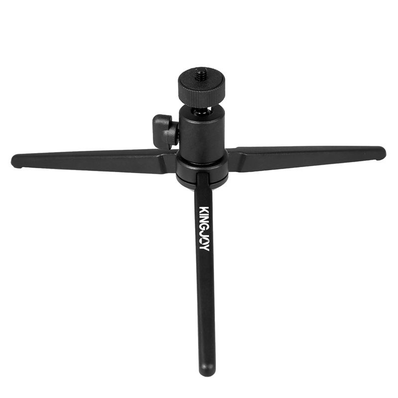 KINGJOY Mini Aluminum Tabletop Kaamera Foto Tripod M5 360 kraadiga pöörleva palli peaga