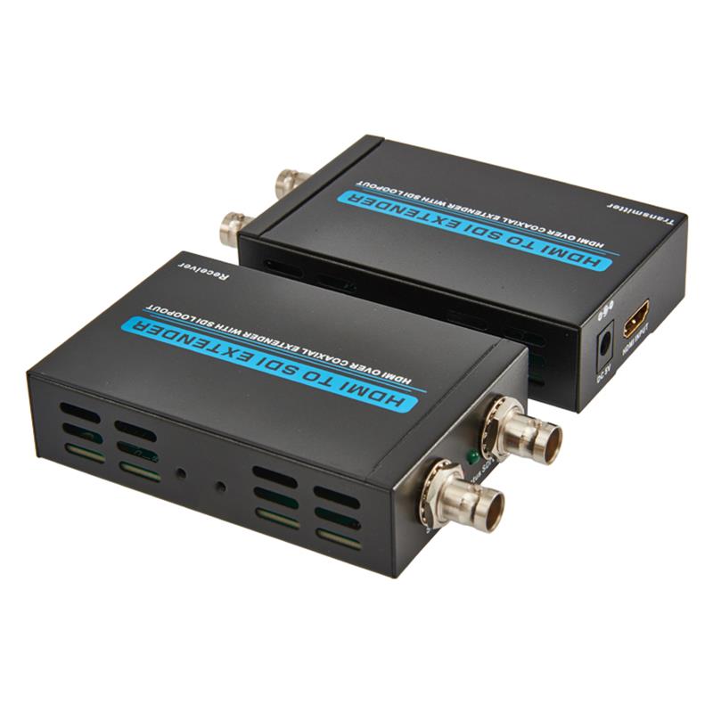 HDMI go SDI Extender 100m HDMI os cionn an fhadaitheora comhaiseach le haschur SDI