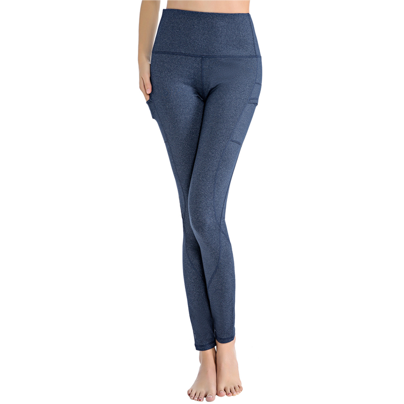 FDRF010- Out Pocket High Waist Yoga Pants, Tummy Control