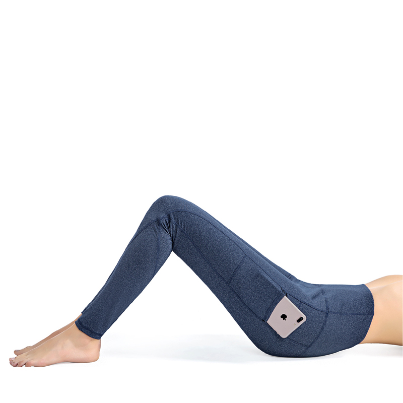FDRF010- Out Pocket High Waist Yoga Pants, Tummy Control