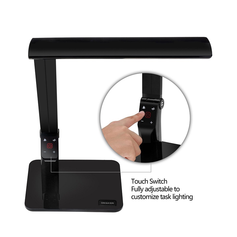 1689 USB Dimmable Modern Black Fotting Coffee Restoran Foditable Led Desk Light CC laudlina