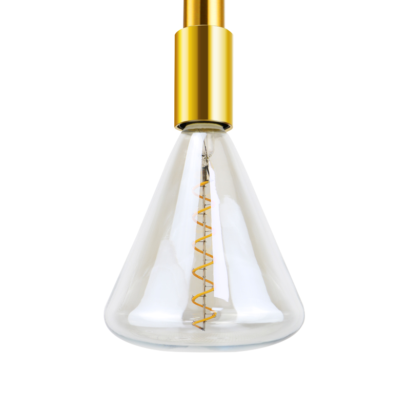 TITA Aqua blue tehas Triangle 4 watt juhitud spiraalfilamentvalgus