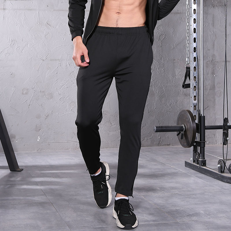 FDM024-Mens Gym Jobger Püksid Zipper Pocket