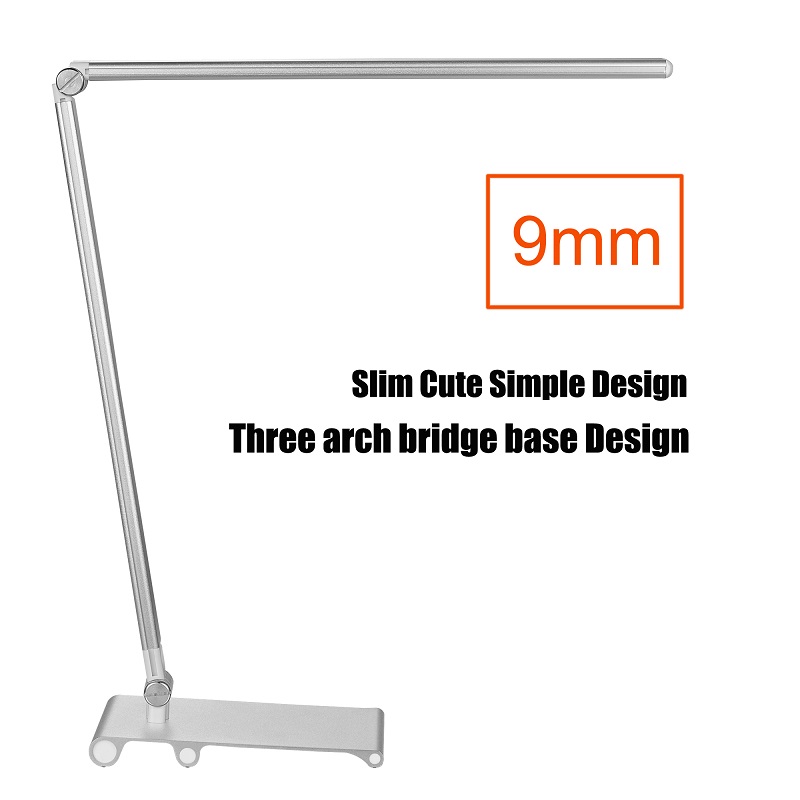 129ts Desk Lamp uurimiseks Dimmable juhitud laualamp, Touch Dimmer, Color Change Base Night