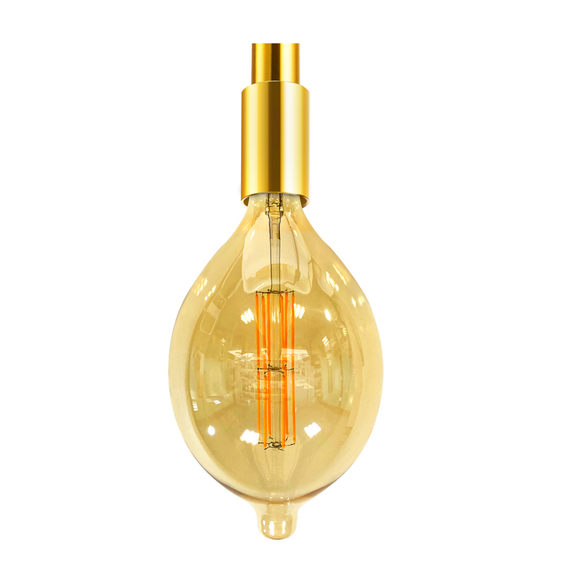 BT90 Amber color pinded 200lumen 2200k soe valge spiraalhõõgniit