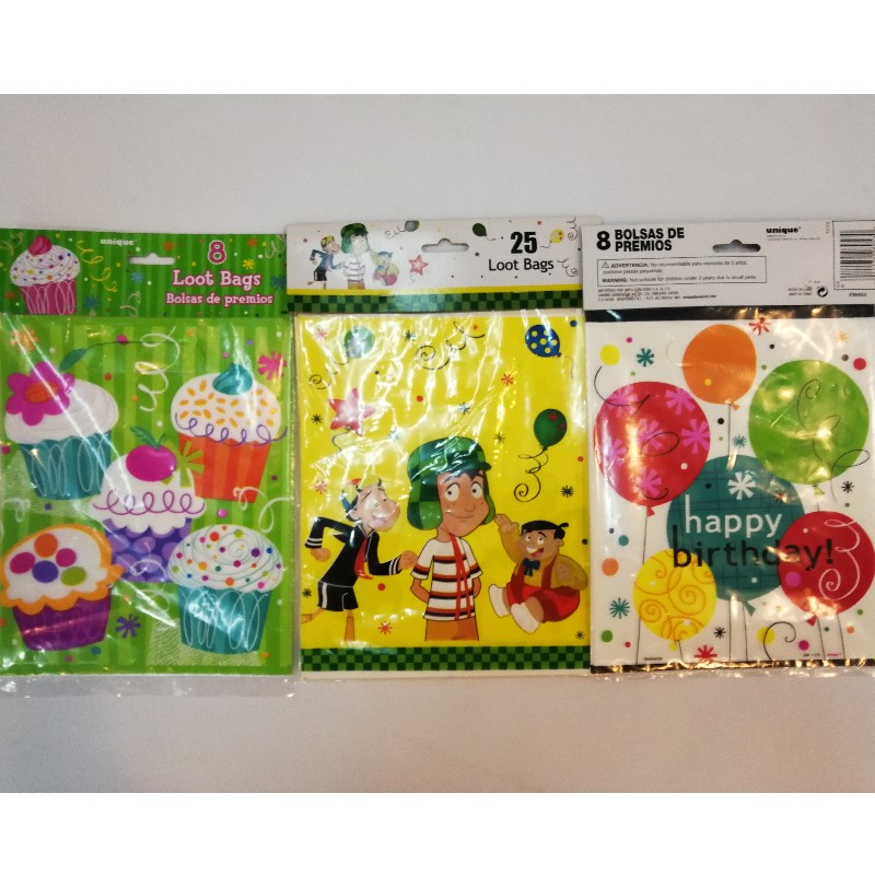 Kingakotid Lapse Sünnipäeva Partei dekoratsioonid Lapsed Plastik Candy Dessert Loot Bag