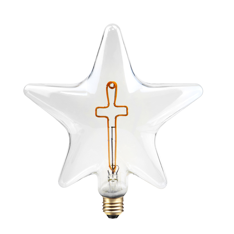 G125 Star Crossi juhitud dekoratsioon kodus kasutamiseks DIY filament light