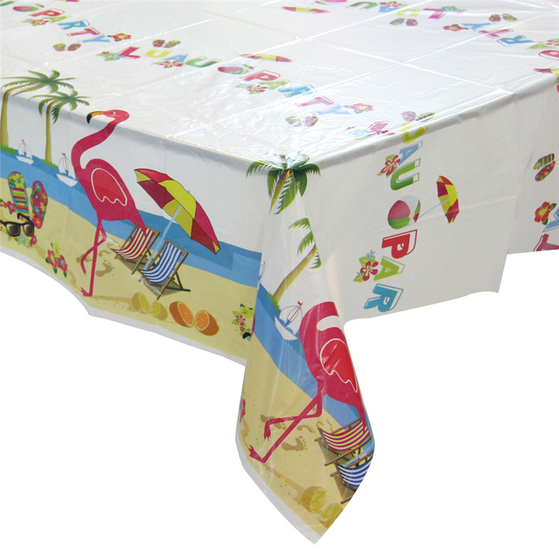 Suveaeg Puhasta trükitud Tablecloth PVC Tablecover