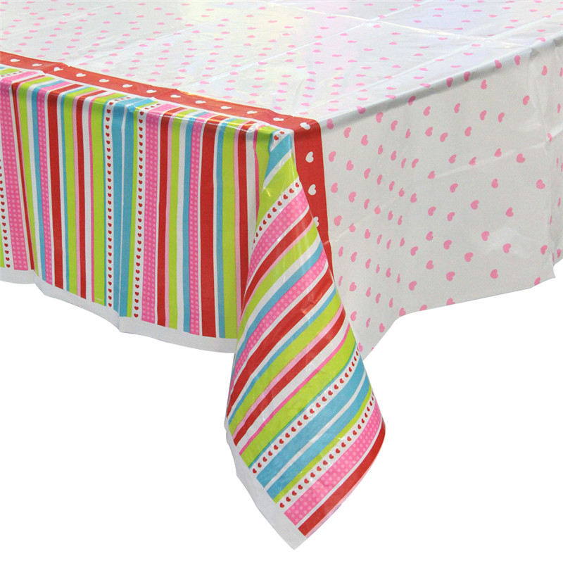 Suveaeg Puhasta trükitud Tablecloth PVC Tablecover