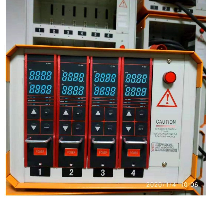 4 oranžide temperatuuriregulaatorite komplekt Reg.