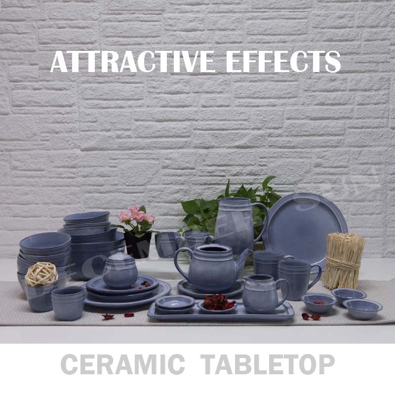 Tá babhla mug pláta milseog boird criadóireachta leathan roghnaithe