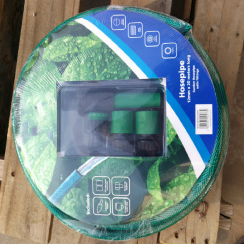 treisíonn gach snáithín solúbtha datha brataithe le hose uisce plaisteach gairdín PVC