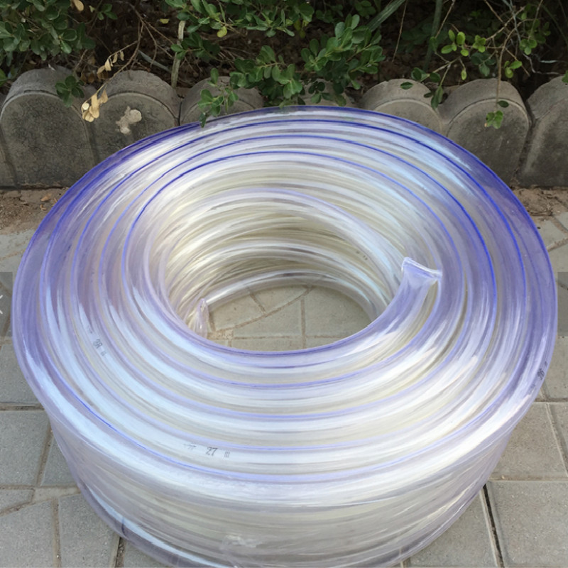 Píopa glan PVC uisce 1 orlach píopa aer-phíobáin phlaistigh atá solúbtha agus solúbtha