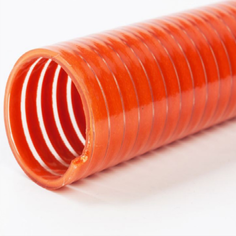 Díol Te Ard-bhrú Ard-shúchán PVC Sreang roctha Helix Hose Déanta sa tSín