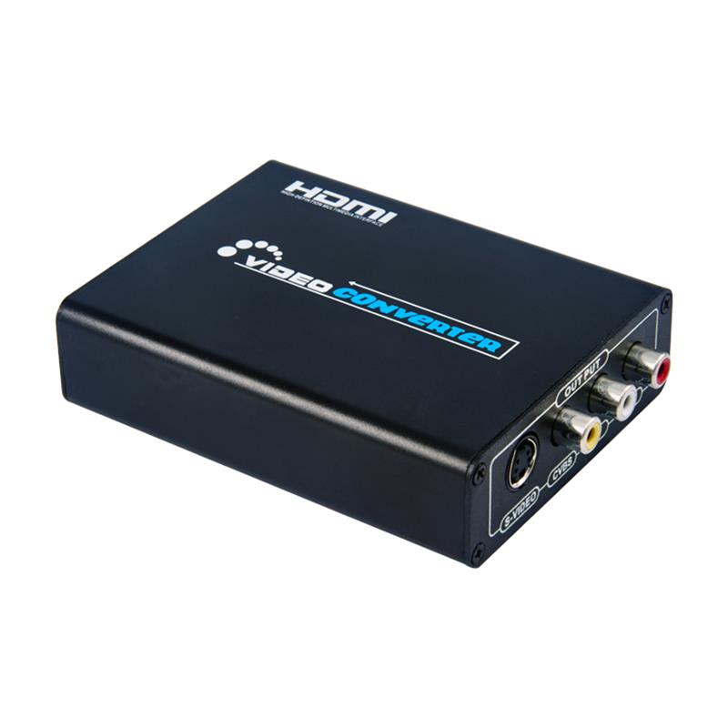 HDMI DO CVBS / AV + Scálaire Auto Tiontaire S-Video