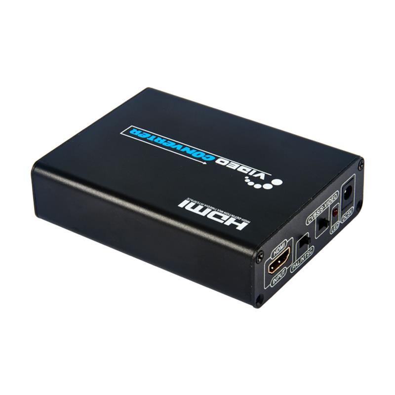 HDMI DO CVBS / AV + Scálaire Auto Tiontaire S-Video