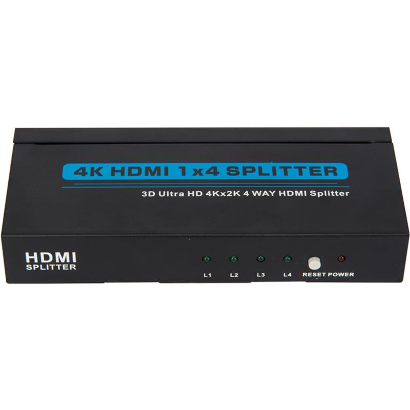 4K 4 Calafoirt HDMI 1x4 Tacaíocht Scoilteoir 3D Ultra HD 4Kx2K / 30Hz