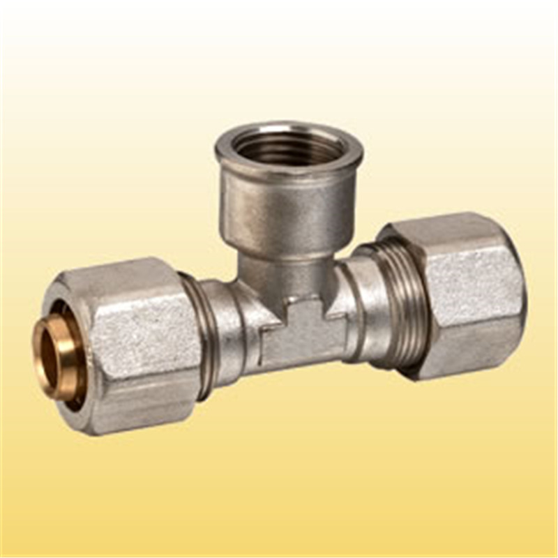Feistis do phíopaí tee 25mm pex-al-pex do mhná