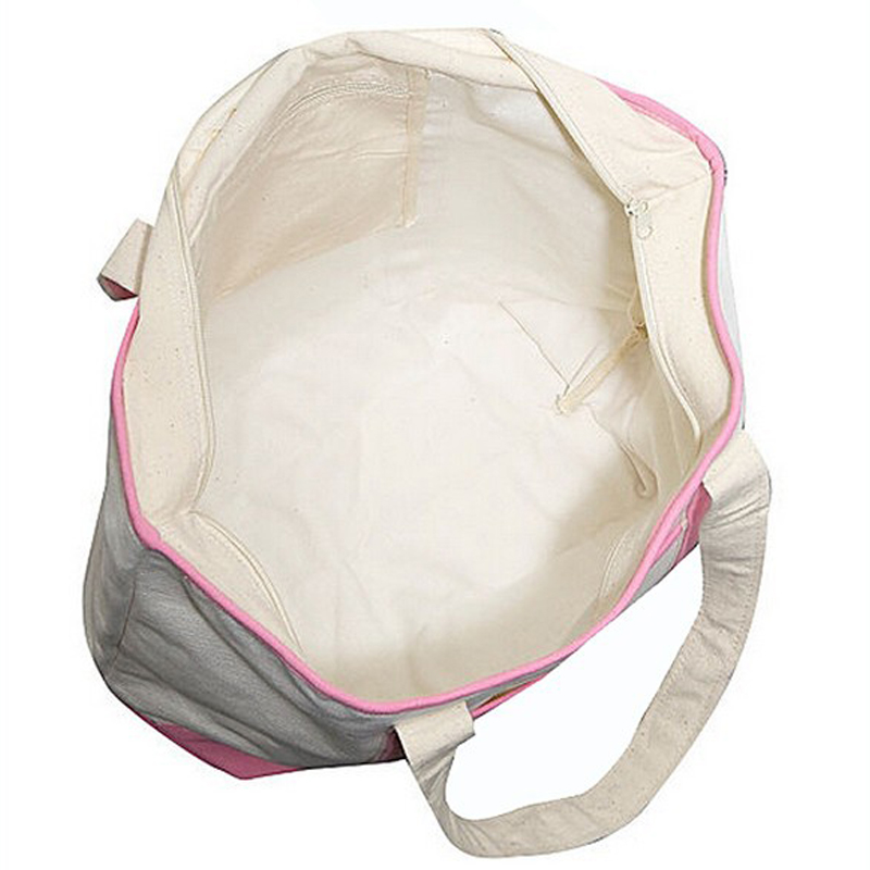 SG72 Kohandatud suuruse järgi raske töö välisuksel Summer Beach Cotton Tote Canvas Bag
