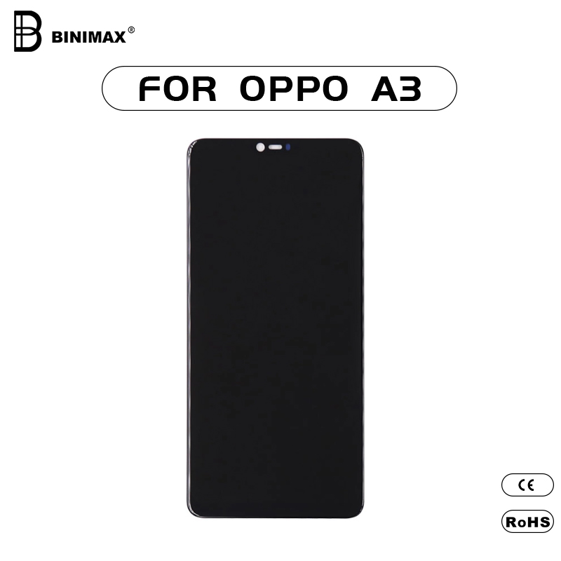 Mobiiltelefoni LCD- de ekraan BINIMAX- i asendusekraan OPPO A3 mobiiltelefonile