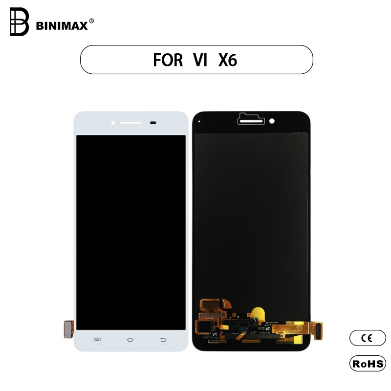 Mobiiltelefoni TFT LCD ekraanide komplekt BINIMAX kuva VIVO X6 jaoks