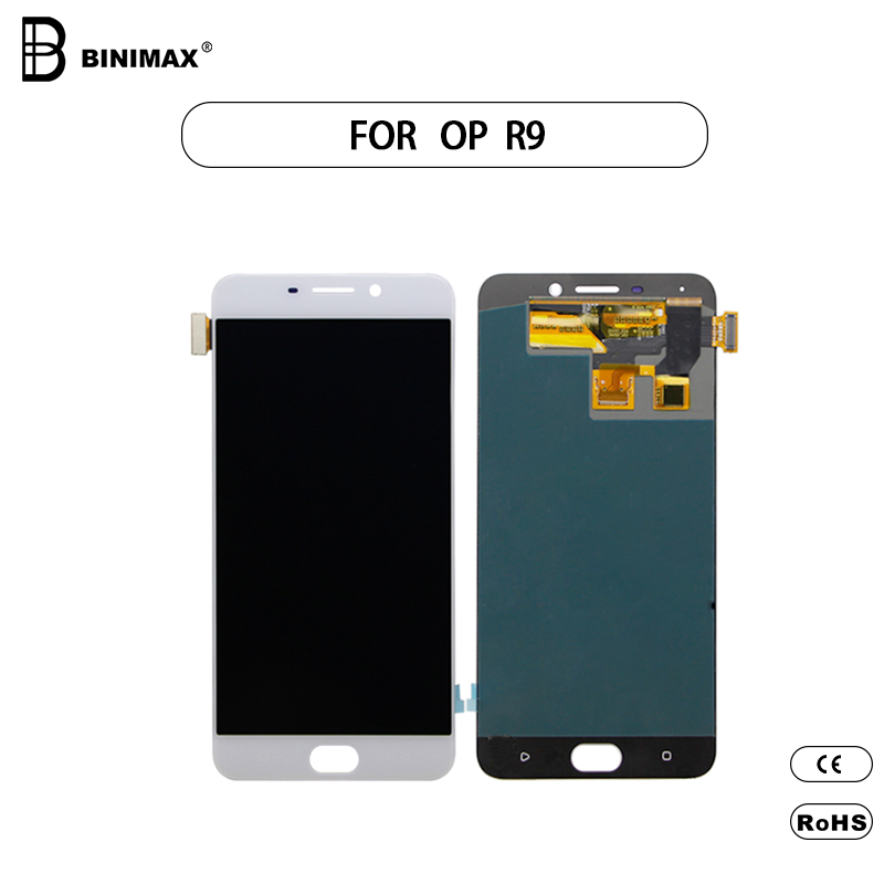 Fón póca LCDs scáileán Tionól BINIMAX taispeáint le haghaidh oppo R9 cellphone