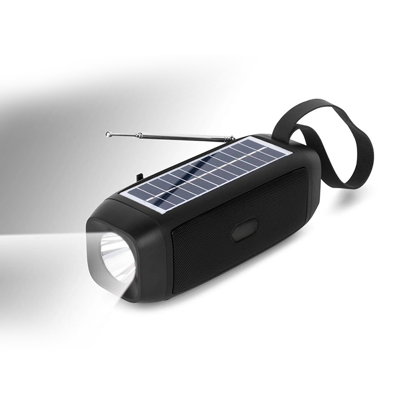 OS-602 Bluetooth kõlar taskulambi ja Päikese laadimisega