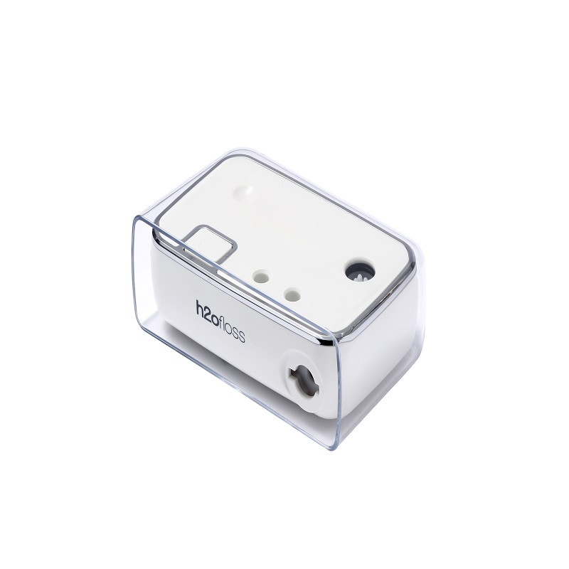 Uiscitheoir Béil Fiaclóireachta In-ath-mhuirearaithe agus Gan sreang H2ofloss®Travel Uisce le haghaidh Glanadh Fiacla Le Taiscumar Uisce 400ml (HF-3)
