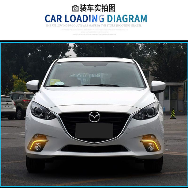 Päevavalgus Mazda 3 Axela 2014,2016,Foglamp Mazda 3 Axela DRL jaoks