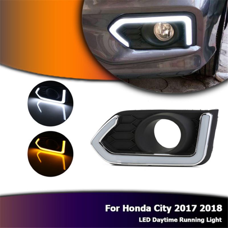 Päevavalgus Honda City 2017 ~2018,Foglamp for Honda City 2017~2018 DRL
