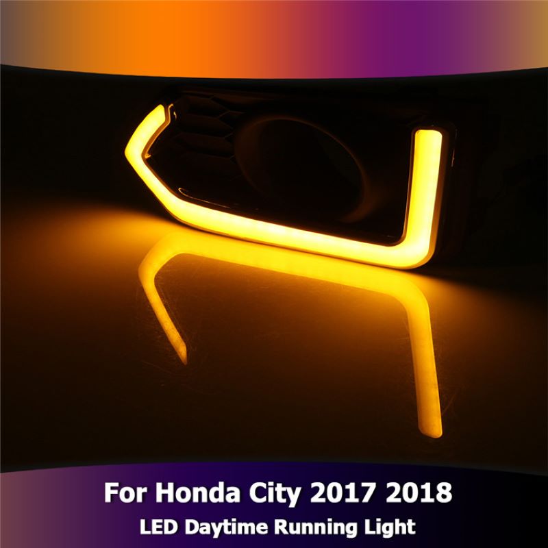 Päevavalgus Honda City 2017 ~2018,Foglamp for Honda City 2017~2018 DRL