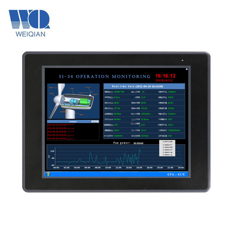 7/10.1/10.4/12/15 Inch Industrial LCD TouchScrain Display,TFT HMI Touch Screen Panel