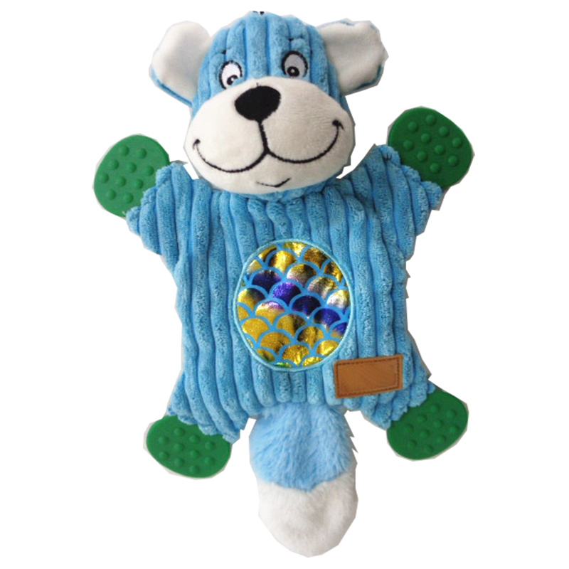 Hea kvaliteediga Plush lemmiklooma mänguasi kriuksuv koera mänguasi närimiseks