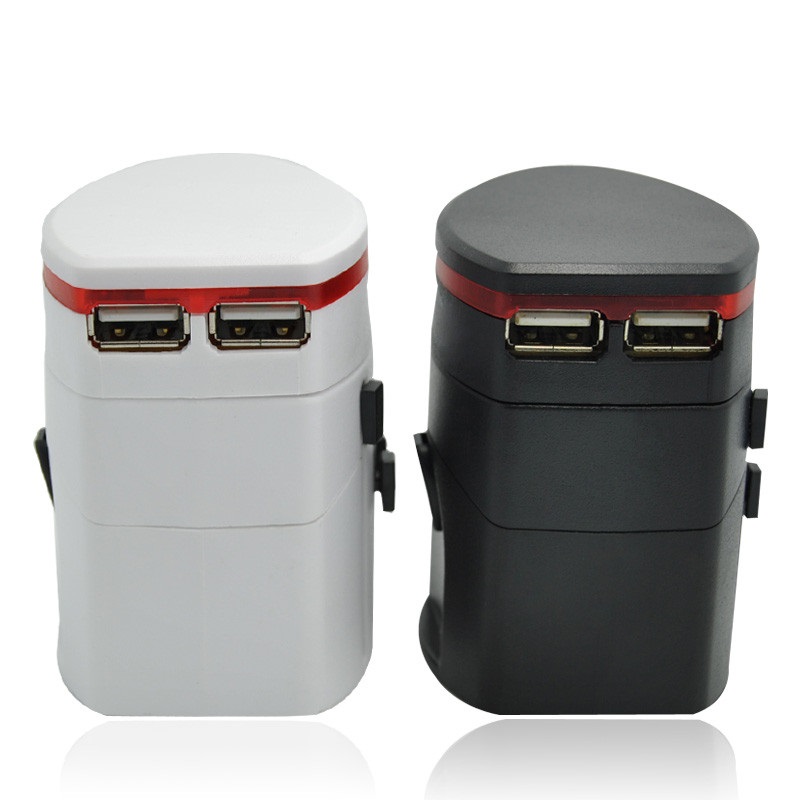 Jõulukingitused Universal Travel Adapter 2 usb Best Müügi Premium for Traveling Gift